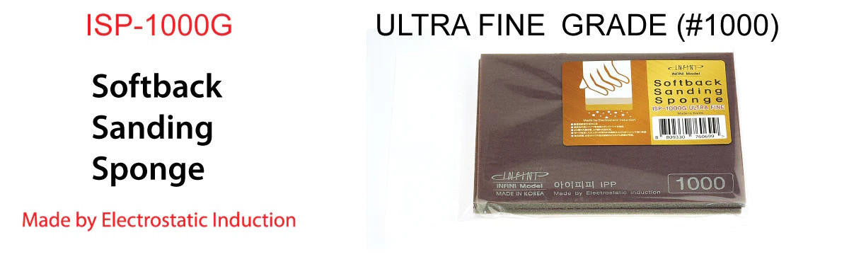 Infini Model Ultra Fine Softback Sanding Sponge SP1000G